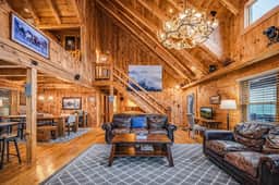 Luxury Smoky Mountain Cabin with Theater & Hot Tub - Image 4