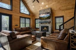 Luxury Cabin with Hot Tub & Smoky Mountain Views - Image 4