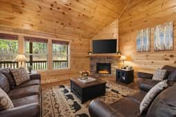 Luxury Smoky Mountain Cabin with Game Loft & Hot Tub - Image 4