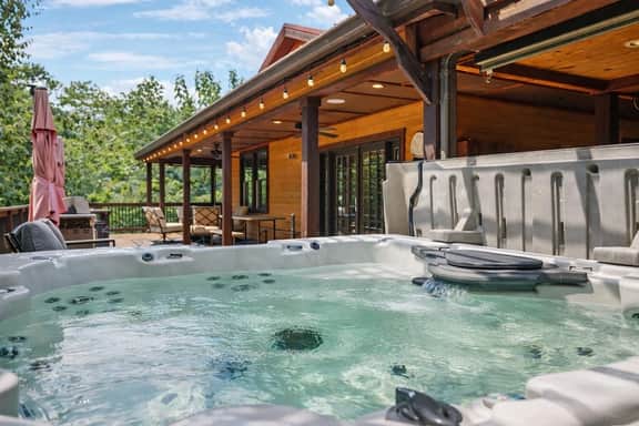 Secluded Luxury Cabin with Hot Tub & Yard - Image 2