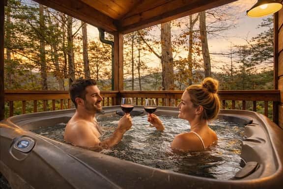 Luxury Smoky Mountain Cabin with Game Loft & Hot Tub - Image 2