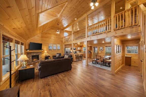 Luxury Smoky Mountain Cabin with Game Loft & Hot Tub - Image 3