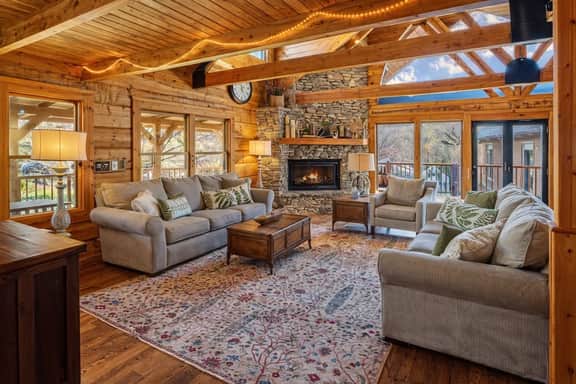Luxe Smoky Mtn Family Estate, 2 Homes, Sleeps 20 - Image 4
