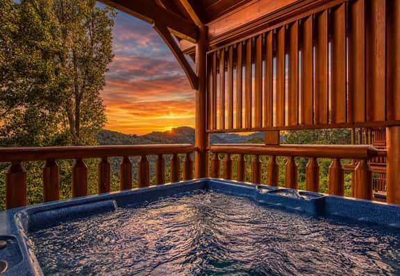 Luxe Smoky Mtn Log Cabin Hot Tub, Pool & Views - Image 2