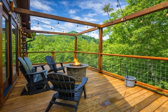 Luxury Cabin with Private Waterfall & Hot Tub - Image 1