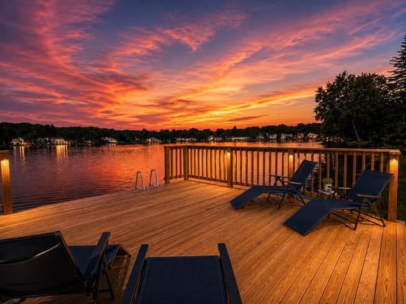 Sunset Cove Lakefront Retreat with Private Dock - Image 1