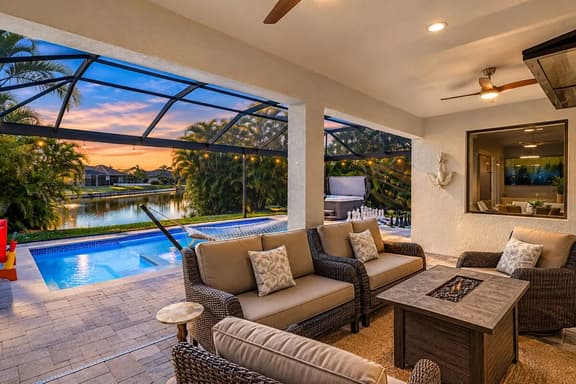 Brand New Luxe Waterfront Villa, Heated Pool, 4BR! - Image 1
